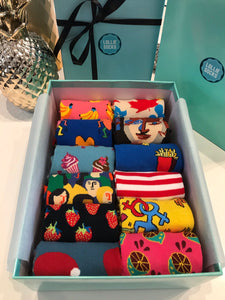GIFT BOX 🥂MONTHLY PACK, 12 pairs lolliesocks cotton